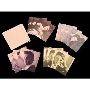 Vintage Young Elvis Presley Portrait Greeting Card Style Postcard Set 12 Cards